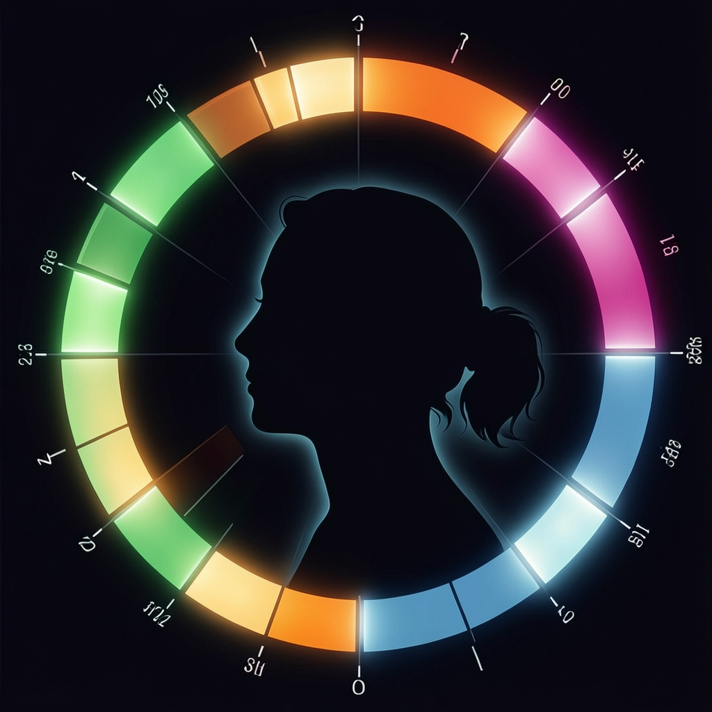Human circadian rhythm visualization
